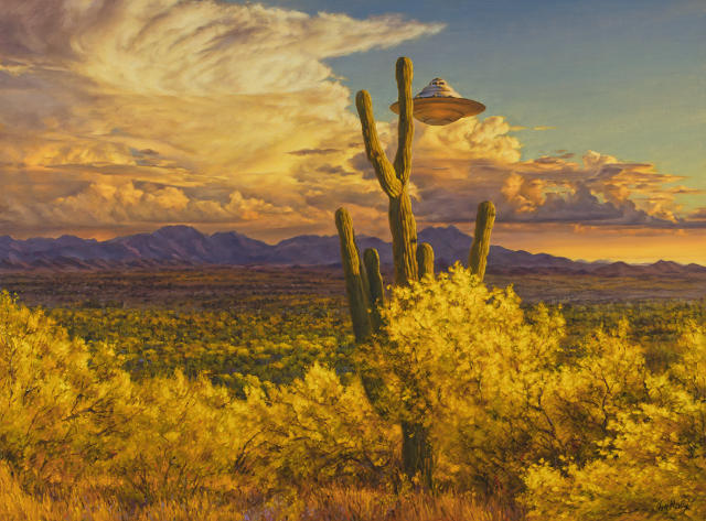 Sundown In Tucson 6x8 SOLD!