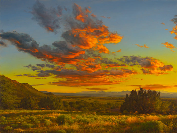 Canyon's Last Light 18x24 SOLD!