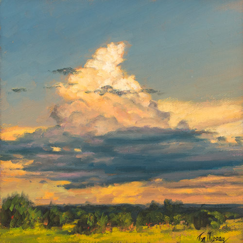 Low Flying Cumulus 6x6 SOLD!