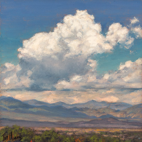 Clouds Over Los Alamos 6x6 SOLD!